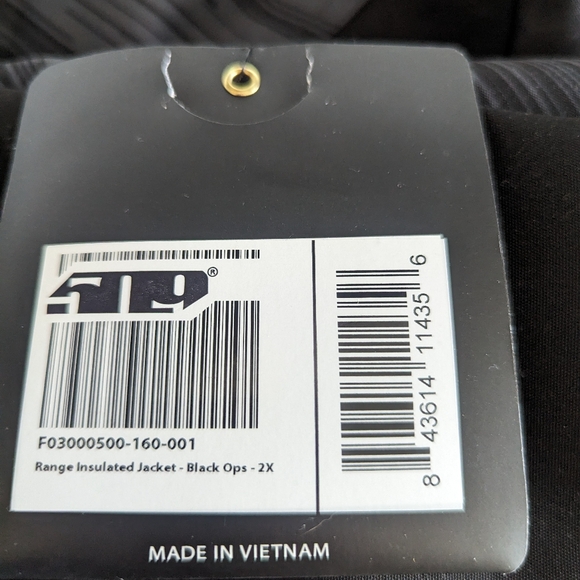 NWT 509 Range Insulated Jacket, Black Ops, 2XL - Picture 11 of 11